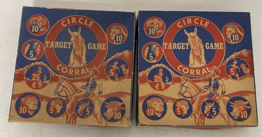 2 Wyandotte Circle Corral Target games w/boxes