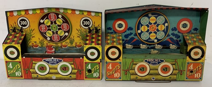 2 Wyandotte Model Shooting Galleries