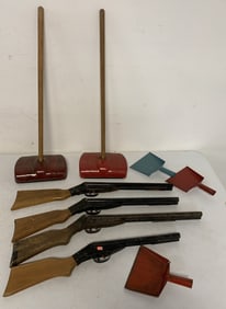 Wyandotte pop guns, dust pans and sweepers