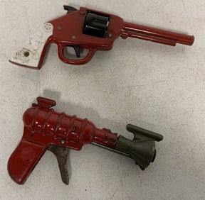 Wyandotte Red Ranger and Space pop gun