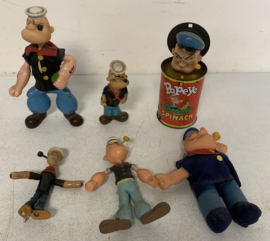 6 Vintage Popeye toys (1 of 5)