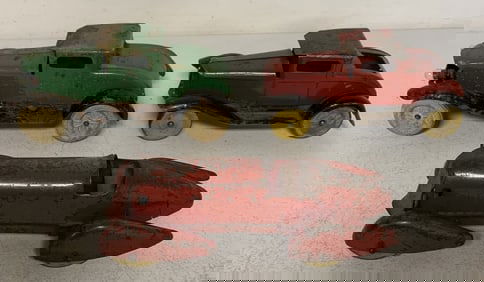 3 pressed steel automobiles