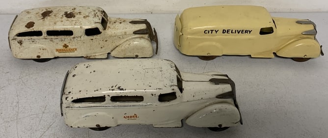 Wyandotte Ambulances and Delivery Wagon