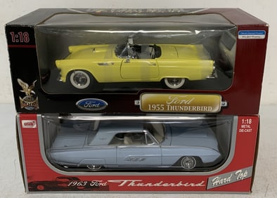 Yatming and Anson die cast vehicles in boxes