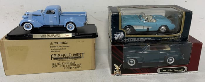 3 die cast vehicles; Fairfield Mint, Yatming and