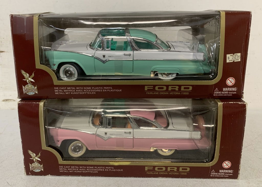 2 Road Legends 1955 Ford Fairlane Crown Vics (1 of 6)