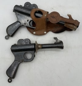 2 Buck Rogers pistols, one w/holster