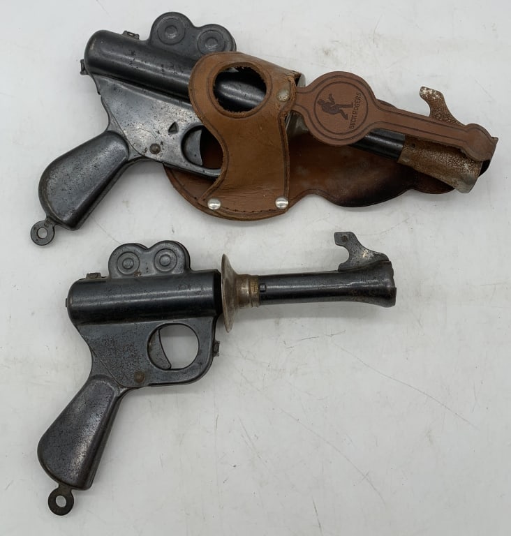 2 Buck Rogers pistols, one w/holster (1 of 3)
