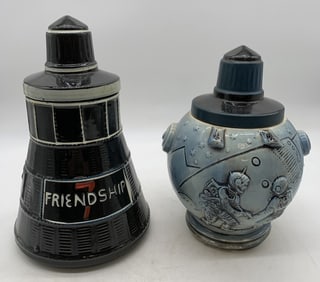 Friendship 7 and Spacemen cookie jars