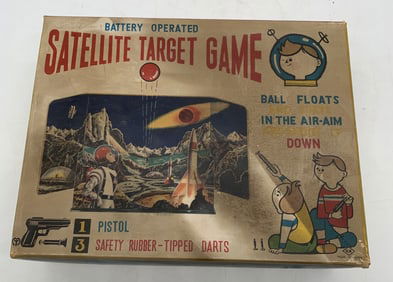 battery op. Satellite Target Game in box