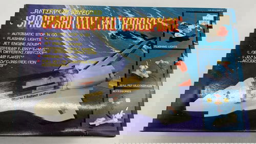 battery op. Space Shuttle Enterprise in box