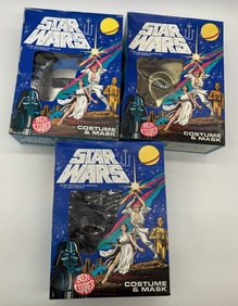 C-3PO, R2D2 & Darth Vader costumes