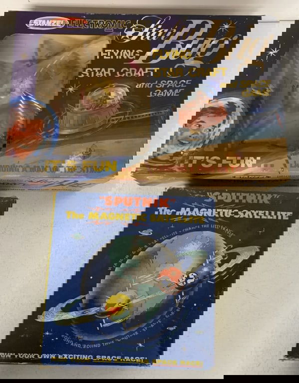 2 space games in boxes (1 of 9)