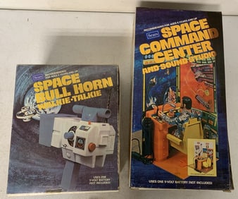 2 Sears Space Toys in boxes