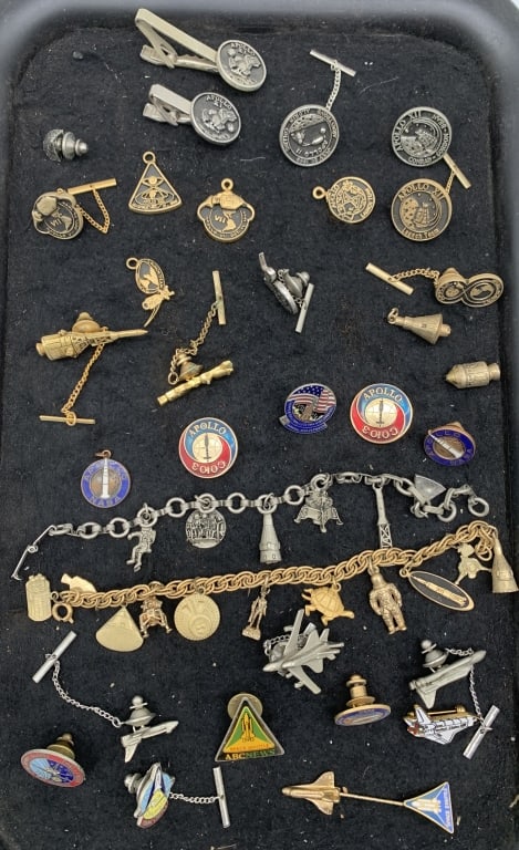space related bracelets, pins, tie clips etc. (1 of 4)