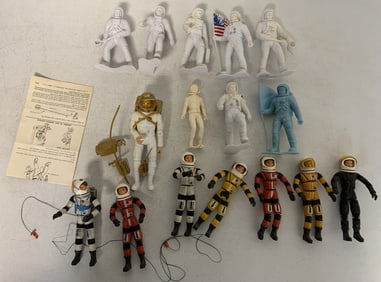 astronauts by Marx, Mattel, etc.