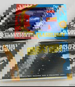Galaxy Gun 2001 & Laser Ray Gun Flashlight