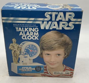 Bradley Star Wars Talking Alarm Clock in box