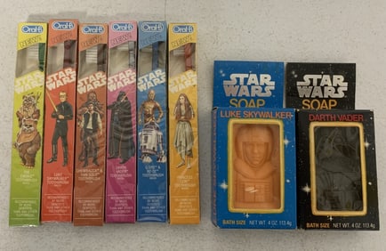 Star Wars toothbrushes and soap
