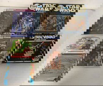 space puzzles & magic slate, incudes Star Wars