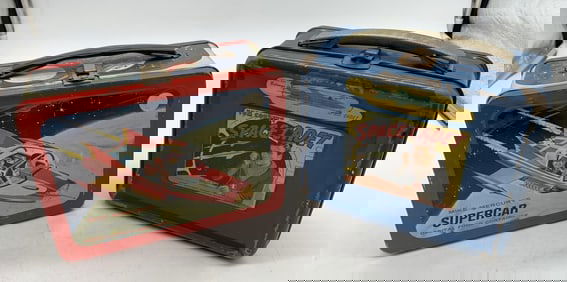 2 Supercar,Space Cadet Metal Lunch Boxes