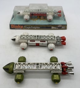 3 Space:1999 Dinky Toy Eagle Freighters,1NIB