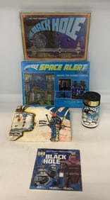 5 Black Hole Games,Record,Thermos,Towel