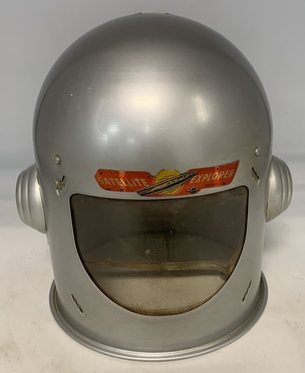 Satellite Explorer Plastic Space Helmet: some smoke damage
