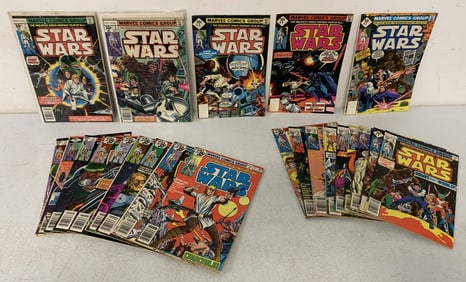 2 Bags Marvel Star Wars Comics