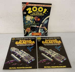 3 Marvel Battlestar Galactica,2001 Space Odd