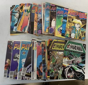 50+ Comics, including Area 88, Justy