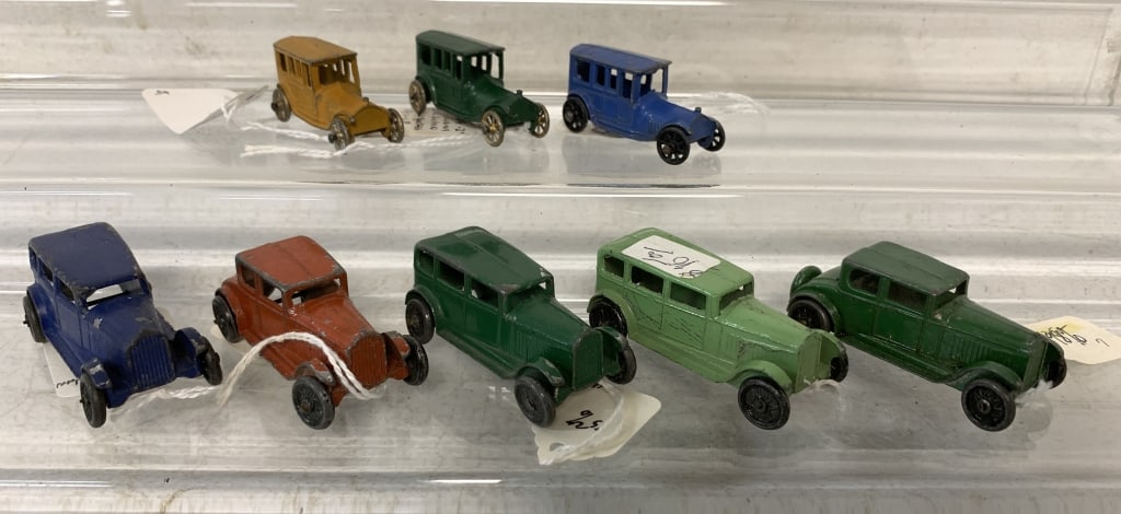 8 Tootsietoy Sedans and Coupes: small paint chips