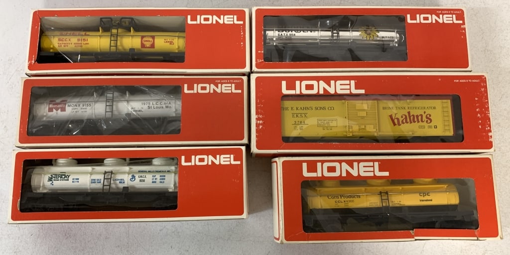 6 Lionel Tank & Container Cars-Shell/Borden other (1 of 6)