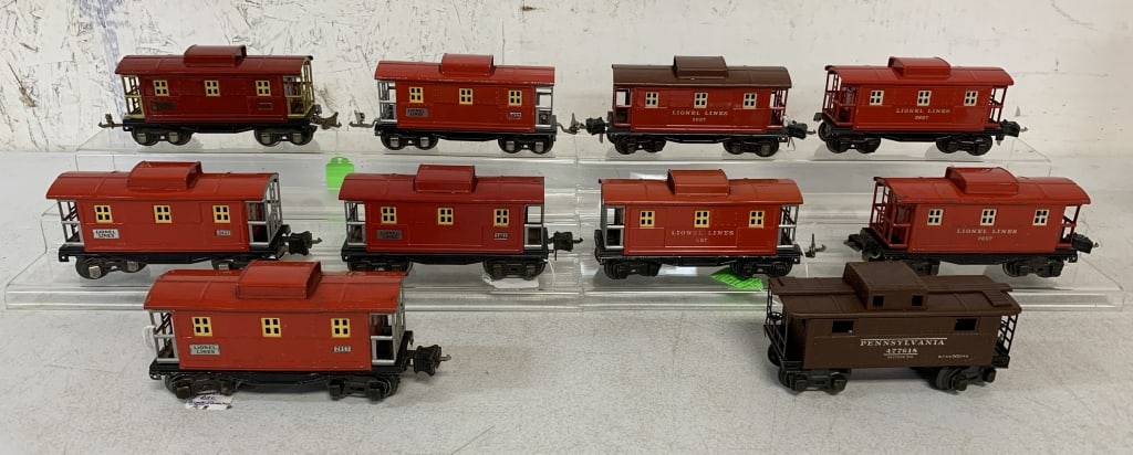 10 Lionel 657, 2657, 2672 Cabooses w/ Boxes (1 of 5)