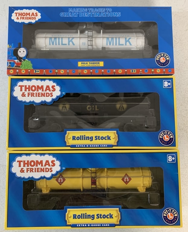 3 Lionel Thomas & Friends Tank Cars & Boxes (1 of 4)