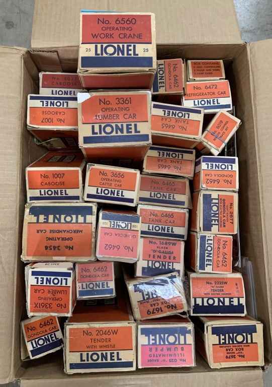25+ Lionel Empty Train Boxes (1 of 3)