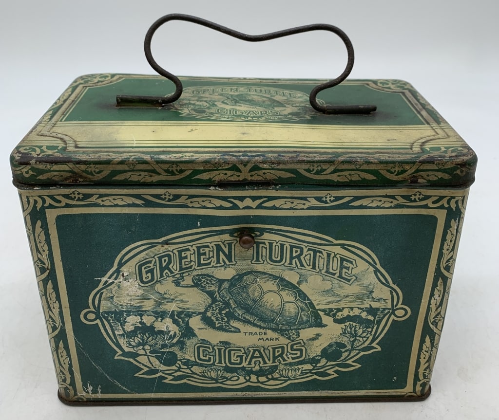 Green Turtle Patterson Bros. Cigars Tin (1 of 6)