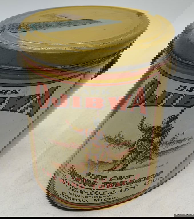 Scotten-Dillon Dark Ojibwa Tobacco Tin (1 of 7)