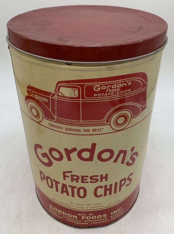 Gordon's Fresh Potato Chips Tin (1 of 6)