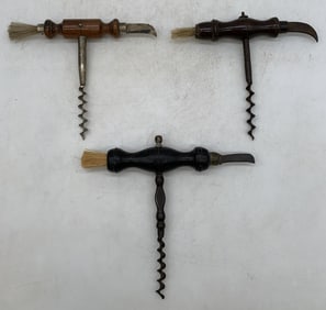 (3) Corkscrew/File/Brushes