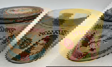 (2) Cigar Tins-Muriel & Orange Flower