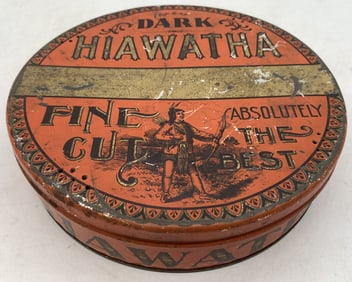 Dark Hiawatha Fine Cut Tobacco Tin