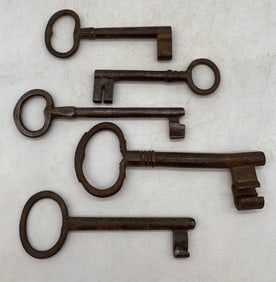 (5) Large Skeleton Keys