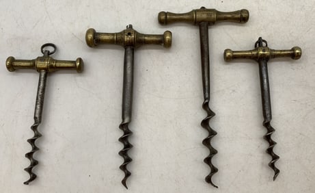 (4) Small Corkscrews