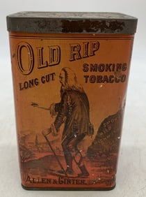 Old Rip Smoking Tobacco Tin