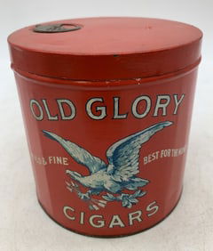 Old Glory Cigar Tin