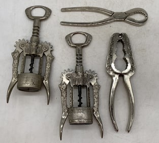 (4) pcs-Corkscrews/Cork Press/Cork Pliers