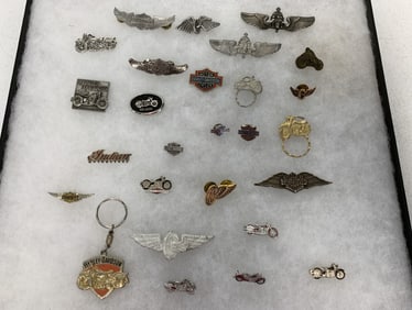 25+ Reproductions/Modern Motorcycle Pins