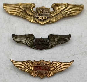 lot of 3 Harley Davidson Motorcycle Pins