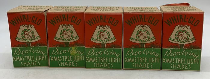 5 boxes Whirl-Glo Xmas tree light shades